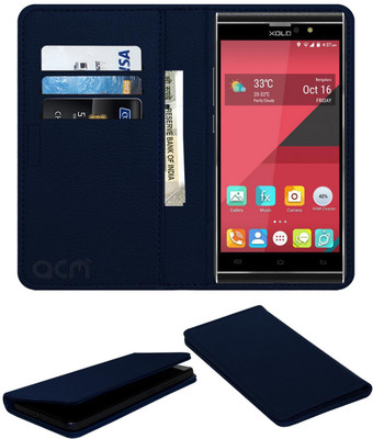 ACM Flip Cover for Xolo Black 1x(Blue, Cases with Holder, Pack of: 1)