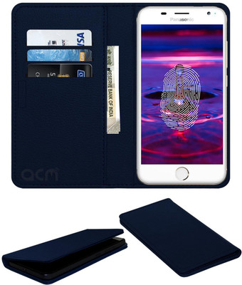 ACM Flip Cover for Panasonic Eluga Prim 4g(Blue, Cases with Holder, Pack of: 1)