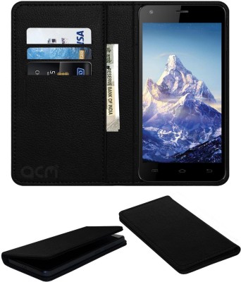 ACM Flip Cover for Swipe Konnect 5.1 Eco(Black, Cases with Holder, Pack of: 1)