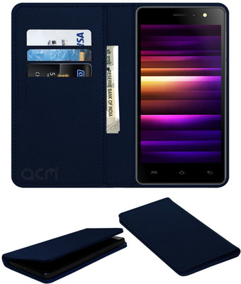 ACM Flip Cover for Xolo Era 4g(Blue, Cases with Holder, Pack of: 1)
