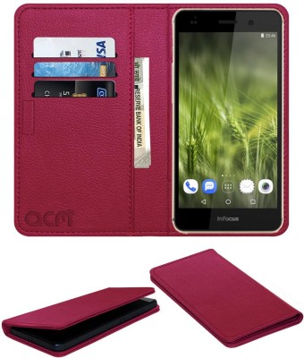 ACM Flip Cover for Infocus M808i(Pink, Cases with Holder, Pack of: 1)