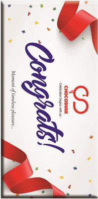

Chocodusk Congrats (White) Chocolate Bars(85 g)