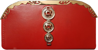 

Bloomtail Casual, Party, Formal, Sports Red Clutch