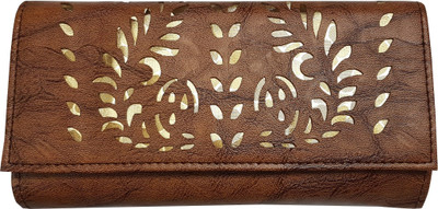 

Bloomtail Casual, Party, Formal, Sports Brown, Gold Clutch