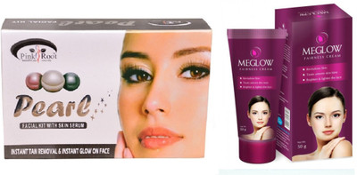 

Pink Root PEARL KIT 83G WITH MEGLOW WOMEN FAIRNESS CREAM(Set of 2)