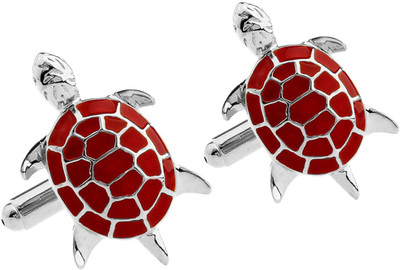 the jewelbox Brass Cufflink(Red)