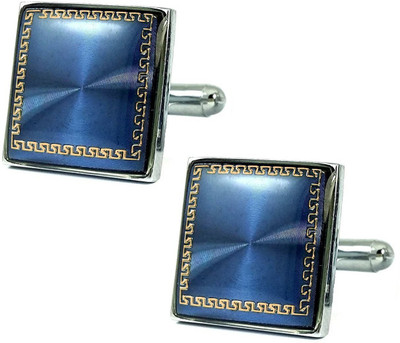 the jewelbox Brass Cufflink(Multicolor)