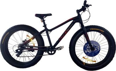 La Sovereign Extreme Terrain MTB 4.0 26 Inches Multi Speed Adults Bike For All Mountains Black 26 T Fat Tyre Cycle