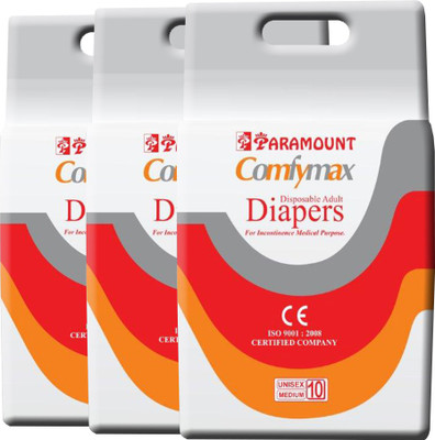 

PARAMOUNT COMFYMAX Premium Adult Diapers - M(30 Pieces)