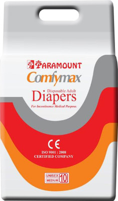 

PARAMOUNT COMFYMAX Premium Quality Adult Diapers - M(10 Pieces)