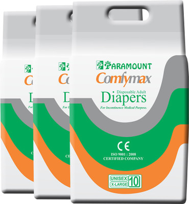 

PARAMOUNT COMFYMAX Premium Adult Diapers - XL(30 Pieces)