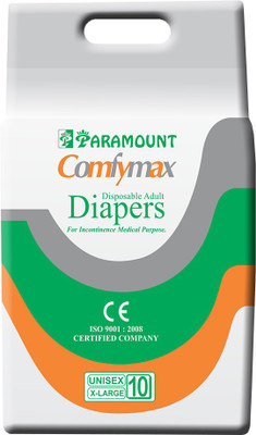 

PARAMOUNT COMFYMAX Premium Adult Diapers - XL(10 Pieces)