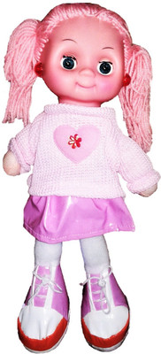 

bacchokaadda musical doll height - 40 cm pink color(Pink)