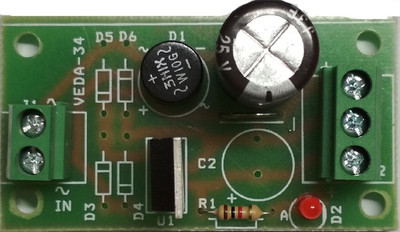 

vedamrit 12V AC to 12V DC and 5V Power Supply Electronic Hobby Kit