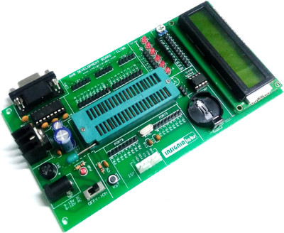 

INSIGNIA LABS AVR ATMEGA32 DEVELOPMENT BOARD WITH ZIF SOCKET , LCD & DS1307 CLOCK Educational Electronic Hobby Kit