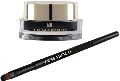 

LE MAROCO JET BLACK SMUDGE PROOF ANTI-SWEAT AND ANTI-OIL GEL EYE LINER WITH 18 HOUR STAY 4.5 g(BLACK)