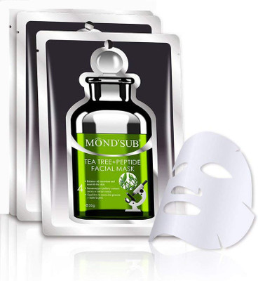 

Mond'sub Tea Tree + Peptide Facial Mask (pack of 3)60g(60 g)
