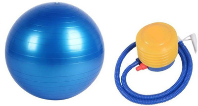 

WDS Anti Burst Gym Ball (With Pump) Gym Ball(With Pump), Blue