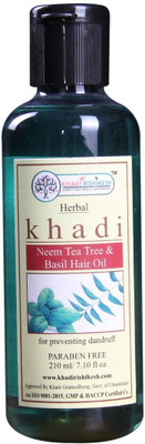 

Khadi Rishikesh Herbal Neem Teatree & Basil Hair Oil(210 ml)