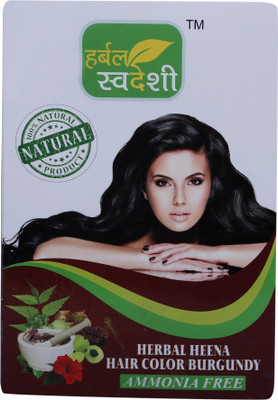

HERBAL SWADESHI HERBAL HEENA HAIR COLOUR BURGUNDY(150 g)