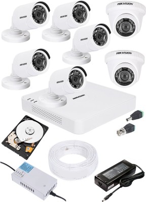 HIKVISION HIKVISION 2MP 8CH DVR DS-7A08HGHI-F1/N OR DS-7A08HGHI-F1/ECO 01PCS 2MP DOME CAMERA DS-2CE5ADOT-IRP OR DS-2CE5ADOT-IRP/ECO 02PCS BULLET CAMERA DS-2CE1ADOT-IRP OR DS-2CE1ADOT-IRP/ECO 06PCS 1TB SATA HDD 90METAR CABLE COMBO KIT Security Camera(1 TB, 8 Channel) HIKVISION HIKVISION 2MP 8CH DVR DS-7A08HGHI-F1/N OR DS-7A08HGHI-F1/ECO 01PCS 2MP DOME CAMERA DS-2CE5ADOT-IRP OR DS-2CE5ADOT-IRP/ECO 02PCS BULLET CAMERA DS-2CE1ADOT-IRP OR DS-2CE1ADOT-IRP/ECO 06PCS 1TB SATA HDD 90METAR CABLE COMBO KIT Security Camera(1 TB, 8 Channel)