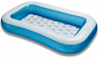 

SANJARY high quality inflatable 5 FEET BATH TUB CUM RECTANGULAR POOL (Blue, White) Inflatable Pool(Multicolor)