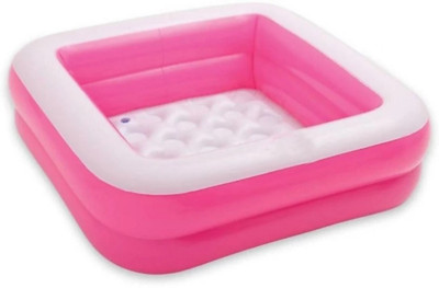 

SANJARY INFLATABLE POOL HIGH QUALITY 3 FEET SQUARE SHAPED TUB (GREEN) (1 PEICE) Inflatable Pool(Multicolor)