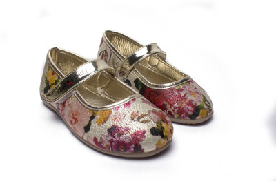 

Miss & Chief Girls Velcro Mary Janes(Gold