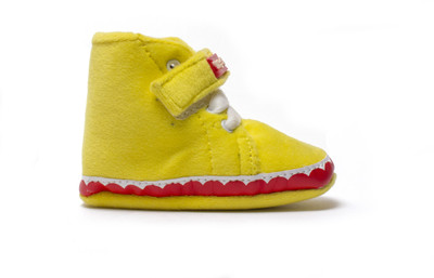 Miss & Chief Boys & Girls Velcro Sneakers(Yellow)