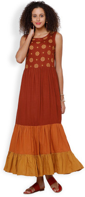 Vishudh Women Solid A-line Kurta(Multicolor)