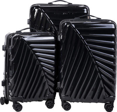

CARRY TRIP Cabin Suitcase, Check-in Suitcase, Suitcase Combo(Black)