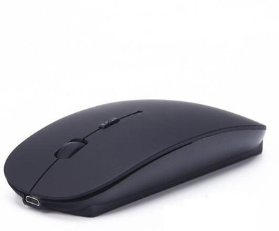 

XBOLT Rechargeable Wireless Mouse Silent Mute USB Optical Mouse 2.4GHz Super Slim Mouse for Computer PC Tablet Wireless Optical Gaming Mouse(2.4GHz Wireless, Black)