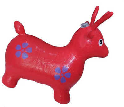

ExaltedCollection Musical Hoping Deer Animal Toys For Kids(Red)(Red)