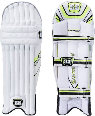 

SS Ranji Lite Batting pads Men's (39 - 43 cm) Batting Pad(White, ambidextrous)