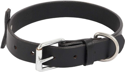 

SRI Adjustable Solid Leather Dog Collar (Large & Medium) Plain Dog Collar Charm(Multicolor, Round)
