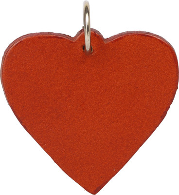 

SRI High Quality Leather Heart Shape Collar Tag Cum Collar Charm For Dog , Puppy & Cats Plain Dog & Cat Collar Charm(Brown, Other)