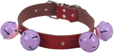 

SRI Imported High Quality Adjustable Dog Collar 1 inch with Bell… (Red) Plain Dog Collar Charm(Red, Round)