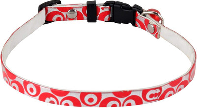 

SRI Durable Adjustable Printed Pet Soft Collar for Puppy | Cats | Kitten Plain Dog & Cat Collar Charm(Red, Round)