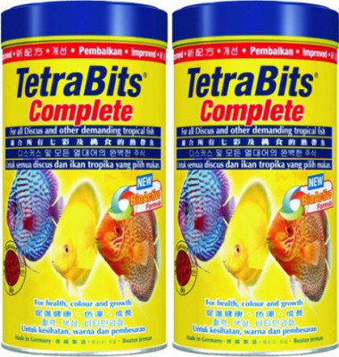 

shivi pets Complete 93g/300ml Pack of 2 For All Discus & Other Demanding Tropical Fishes MADE IN GERMANY 186 g Dry Fish Food(Pack of 2)
