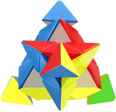 

TamBoora Triangle Cube 3x3 Speed Magic Puzzles, ABS Ultra-Smooth Master Speed Twist Cube,Brain Teaser Toys(2 Pieces)