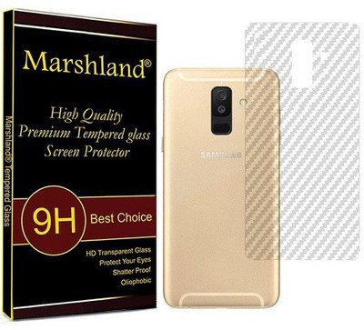 MARSHLAND Back Screen Guard for Carbon Fiber Flexible Anti Scratch Bubble Free Transparent, Samsung Galaxy A6 Plus(Pack of 1)