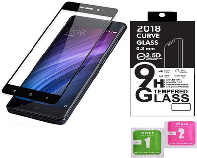 SMARTCASE Edge To Edge Tempered Glass for Mi Redmi 4(Pack of 1)