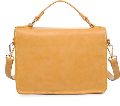 

Urban Expressions Women Casual Yellow PU Sling Bag