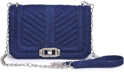 

Urban Expressions Women Casual Blue PU Sling Bag