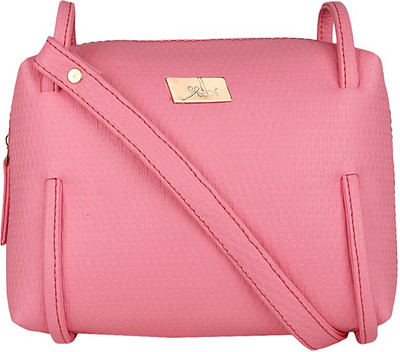 

Yelloe Women Casual Pink PU Sling Bag