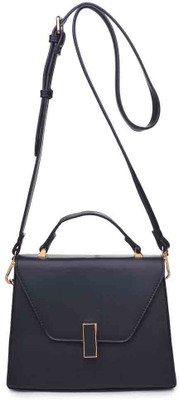 

Urban Expressions Women Casual Black PU Sling Bag