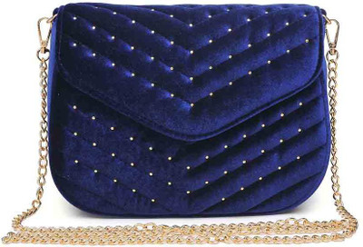 

Urban Expressions Women Casual Blue PU Sling Bag