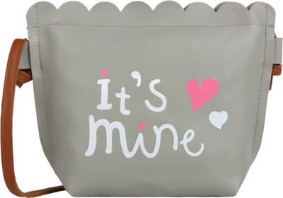 

Tuelip Women Casual Grey PU Sling Bag
