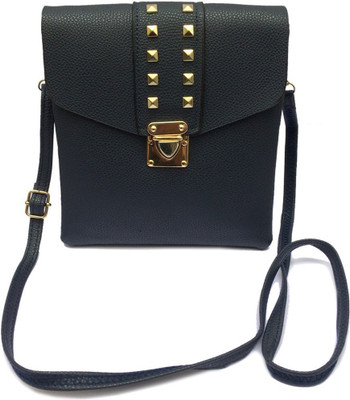 

Forever Women Casual Blue Synthetic Leather Sling Bag