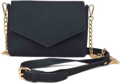 

Urban Expressions Women Casual Black PU Sling Bag